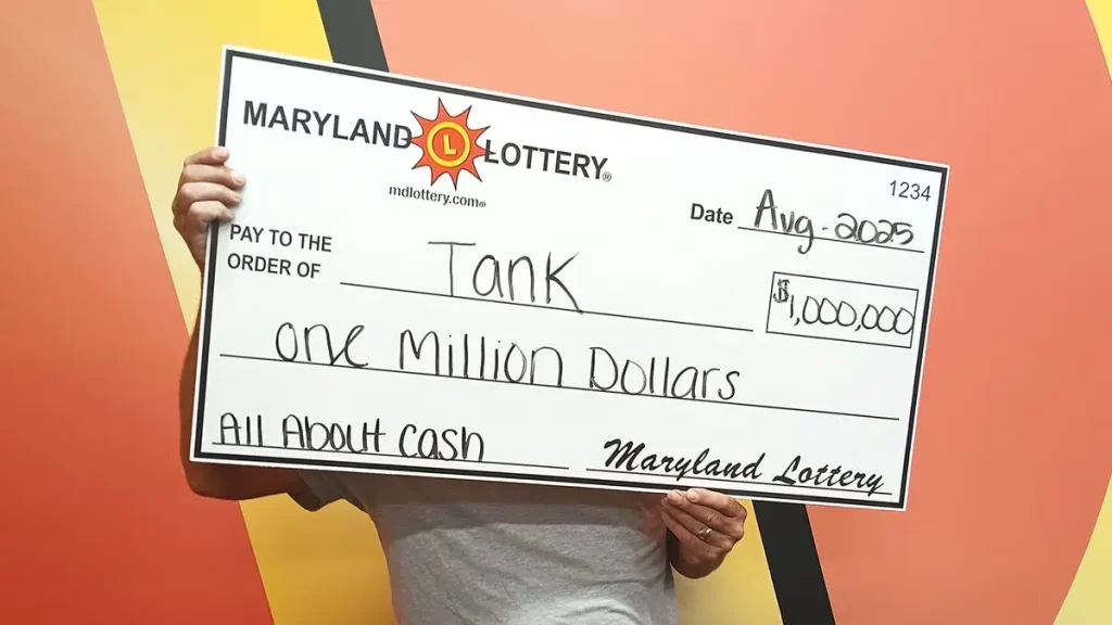 Maryland man buys ice and scratch-off ticket, scores $1m prize
